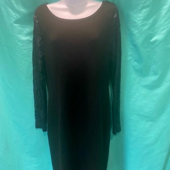 Black Long Sleeve Dress - Picture 1 of 11